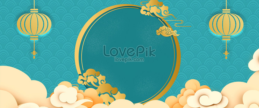 Free Chinese New Year Background Pattern / Blue Chinese New Year Background Backgrounds Image