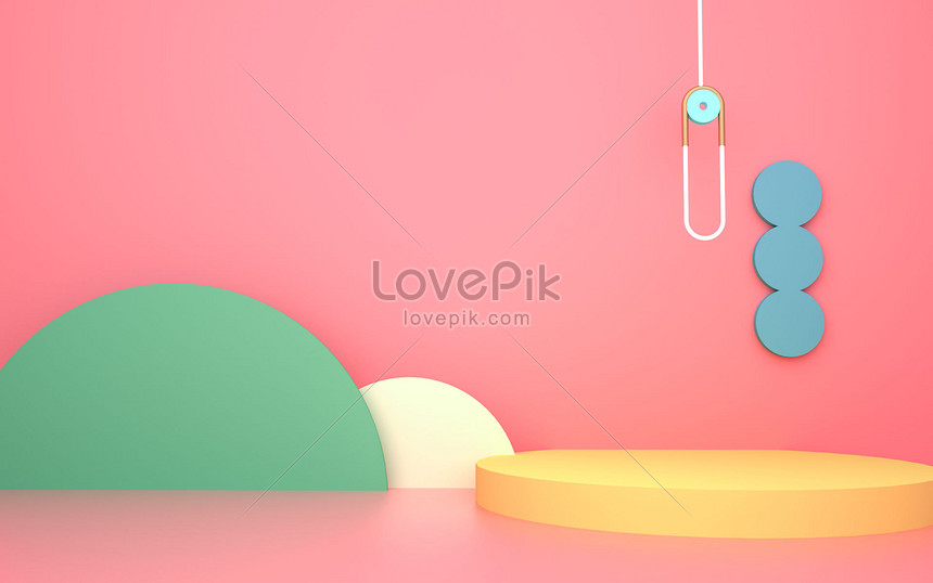 Cute 3d Stereo Background Download Free | Banner Background Image on  Lovepik | 401696725