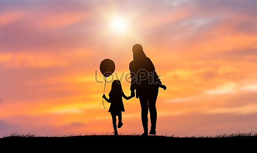 52000 Mother And Daughter Silhouettes Hd Photos Free Download Lovepik Com