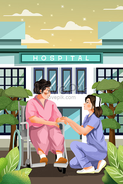 Pequeña Ilustración De Dibujos Animados Frescos Enfermeras Día | PSD  ilustraciones imagenes descarga gratis - Lovepik