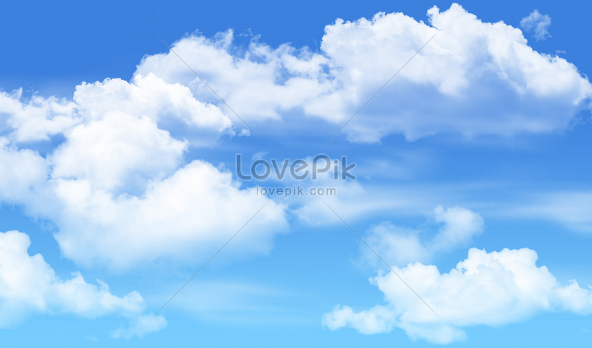 Original Blue Sky And White Clouds Background Background Download Free Banner Background Image On Lovepik