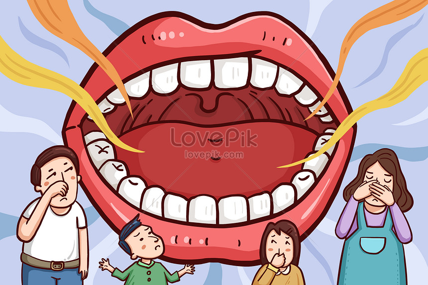 Bad breath illustration image_picture free download 