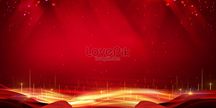 light red and gold background