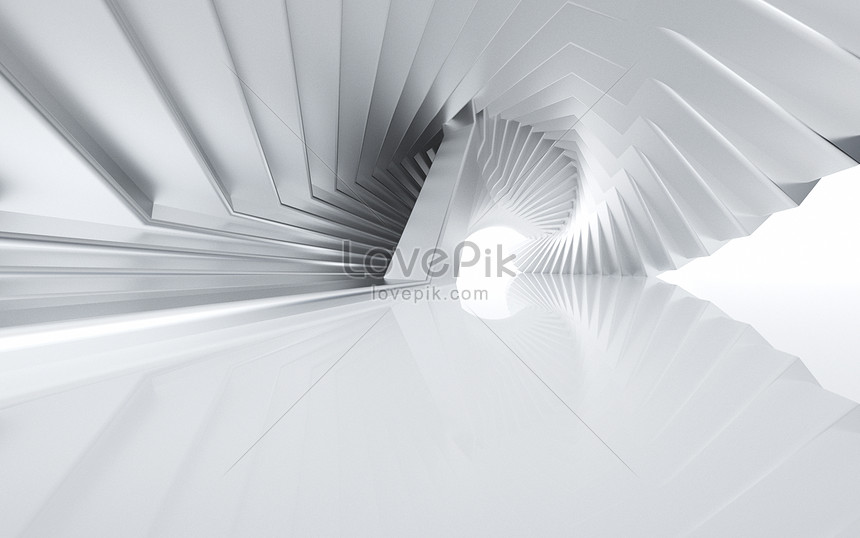 3d geometric architectural space creative image_picture free download ...