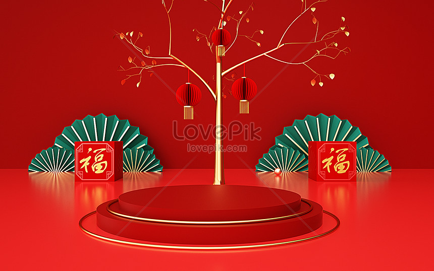 Chinese new year background creative image_picture free download  