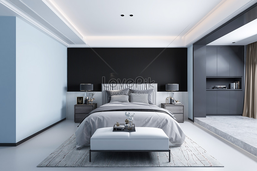 Desain Ruang Kamar Tidur Minimalis Modern Gambar Unduh Gratis Kreatif 401900770 Format Gambar 3dm Lovepik Com