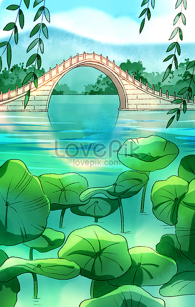 Drawing Green Lotus Leaf Free Drawing PNG Images | PSD Free Download -  Pikbest