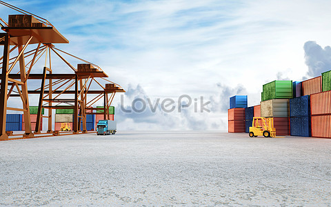 Pink Cargo Freight Container Shipping On Stock Photo 1437322607