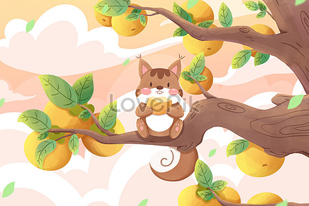 tree cartoon background