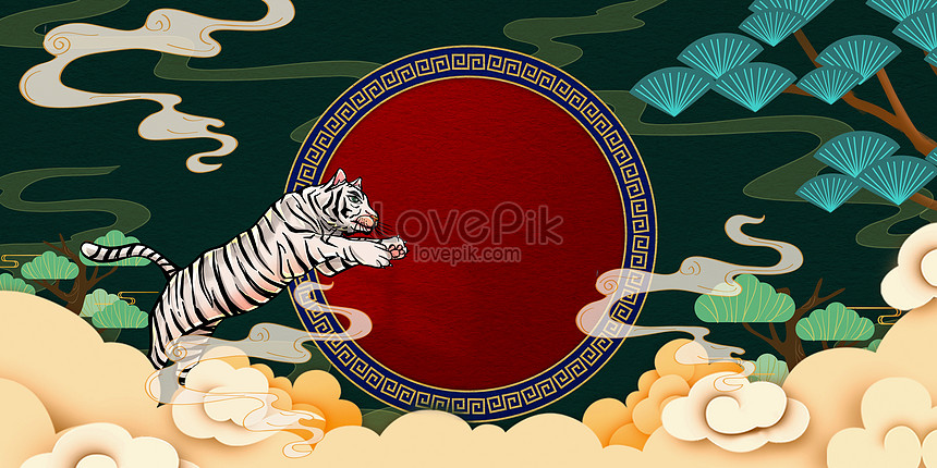 White Tiger Background Download Free | Banner Background Image on Lovepik |  402029445