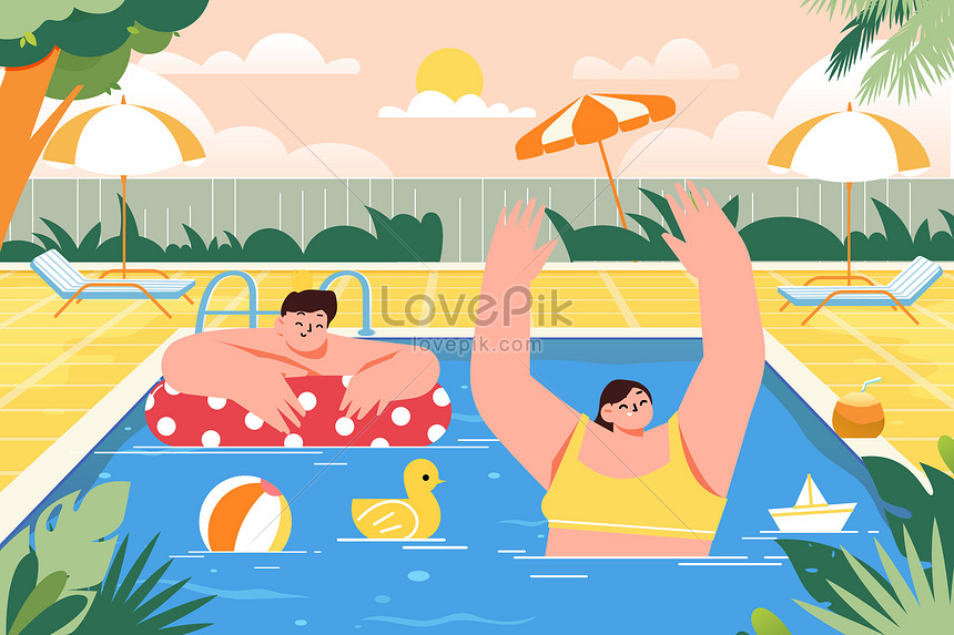 Summer Swimming Mobile Wallpaper Images Free Download on Lovepik