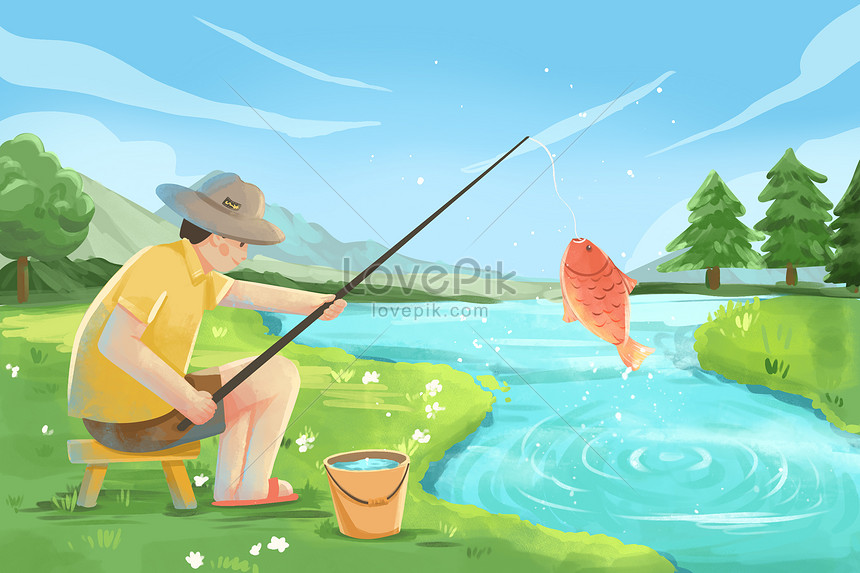 Fishing outdoor activity Free Stock Photos, Images, and Pictures of Fishing  outdoor activity