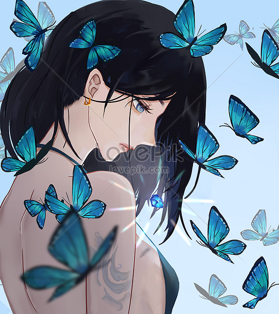 Butterfly girl png images | PNGWing