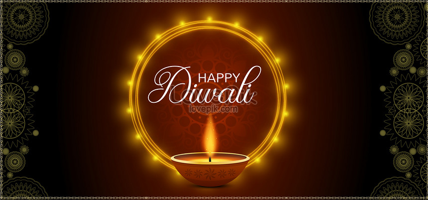 Happy diwali light effect background backgrounds image_picture free  download 