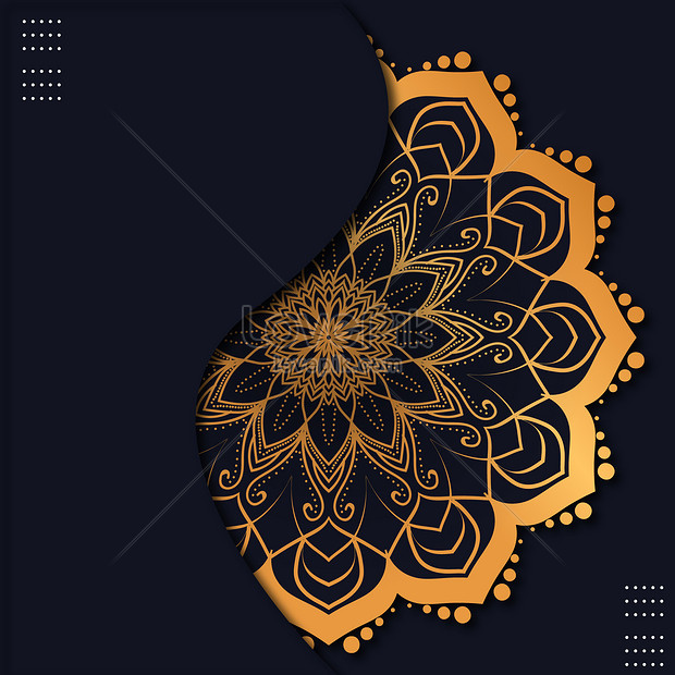 Indian mandala flower pattern background illustration image_picture free  download 