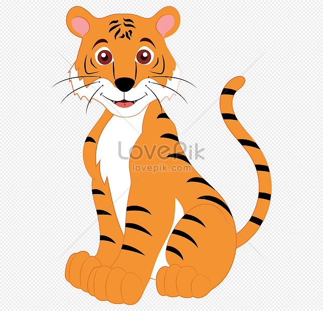 Cartoon Vector Tiger PNG Transparent Background And Clipart Image For Free  Download - Lovepik | 450003820