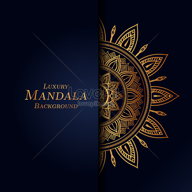 Mandala background design illustration image_picture free download  