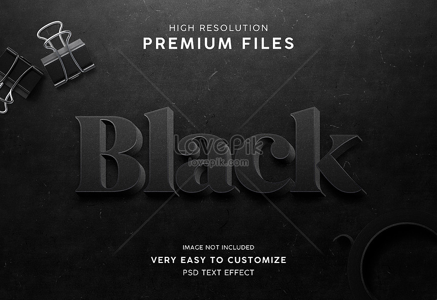 Download Black 3d Text Effect Creative Image Picture Free Download 450008590 Lovepik Com