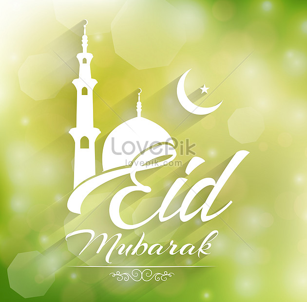 Eid mubarak background illustration image_picture free download ...