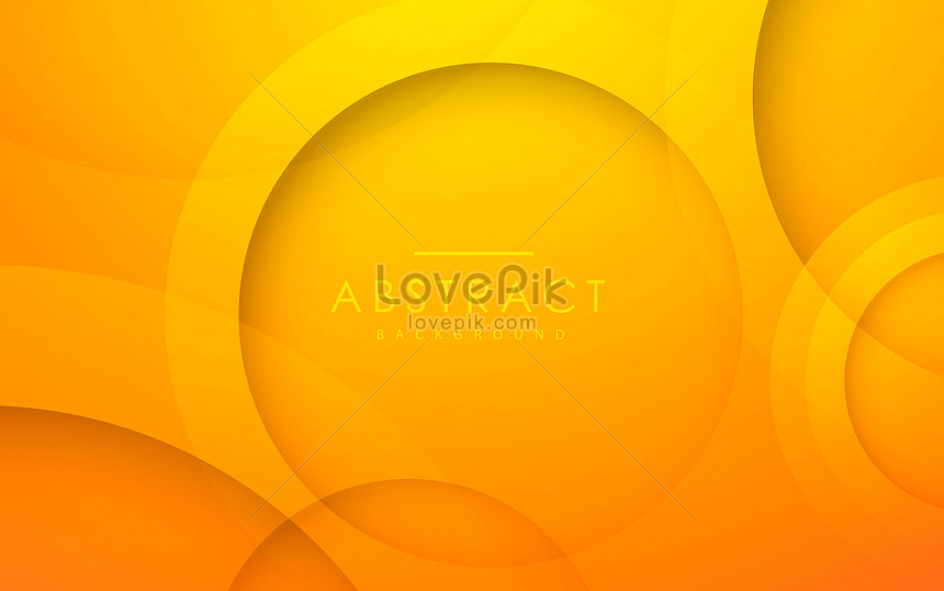 Abstract 3d Circle Layer Orange Banner Background Backgrounds Image Picture Free Download Lovepik Com
