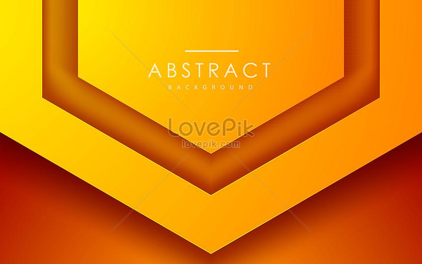 Abstract 3d Hexagon Papercut Layer Orange Banner Background Backgrounds Image Picture Free Download 450033635 Lovepik Com