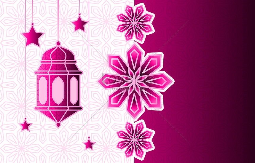 Eid Mubarak Islamic Arabic Lantern Background Download Free | Banner  Background Image on Lovepik | 450043814