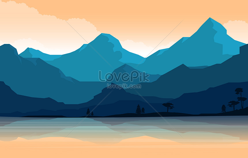 Phong Cảnh Thiên Nhiên Núi Xanh Vector Hình ảnh | Định dạng hình ảnh  JPG,EPS 450044235