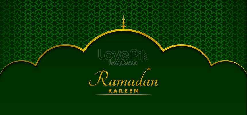 Beautiful Green Ramadan Template Background Download Free | Banner  Background Image on Lovepik | 450070324