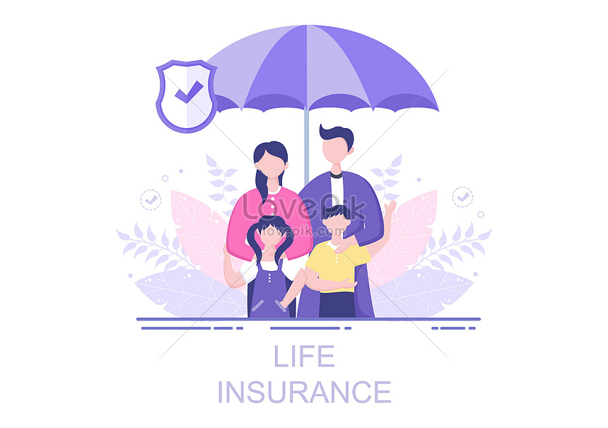 生命保険のベクトルイラストイメージ 図 Id Prf画像フォーマットeps Jp Lovepik Com