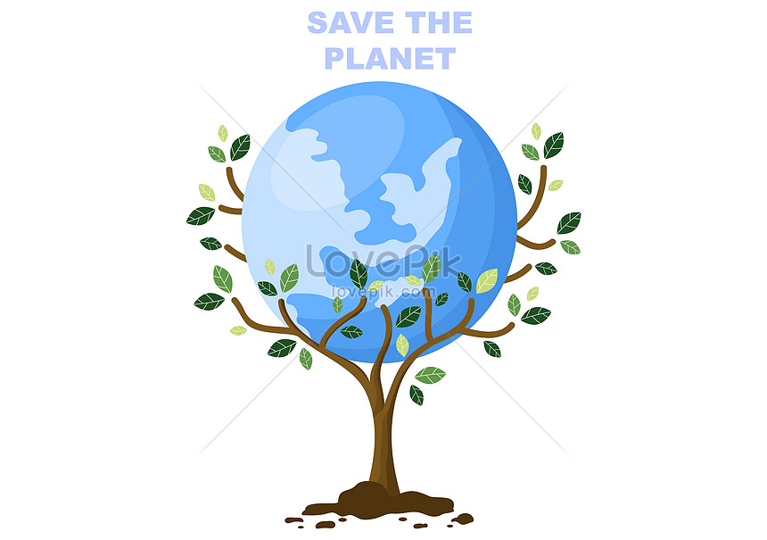 Lets Save Our Planet Vector Illustration Stock Vector (Royalty Free)  663778813 | Shutterstock