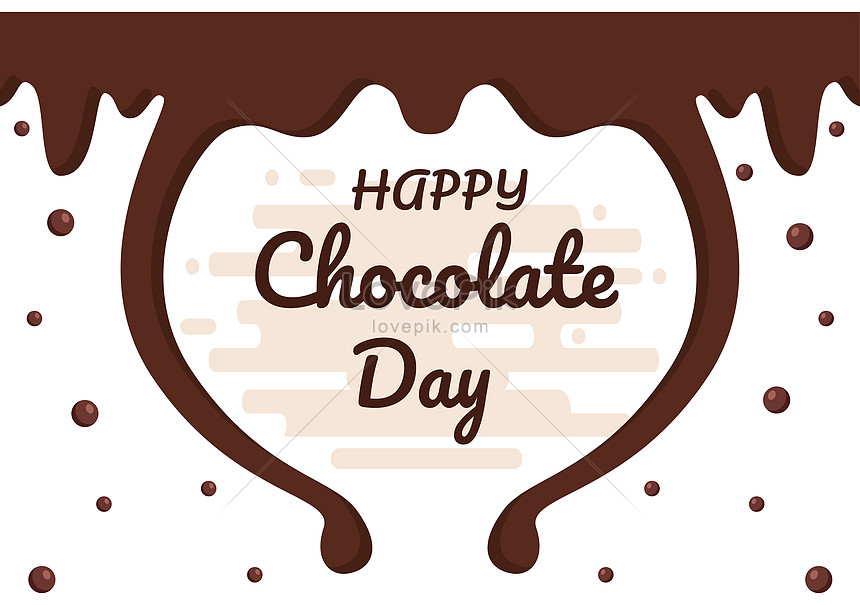 Happy chocolate day vector illustration image_picture free download  