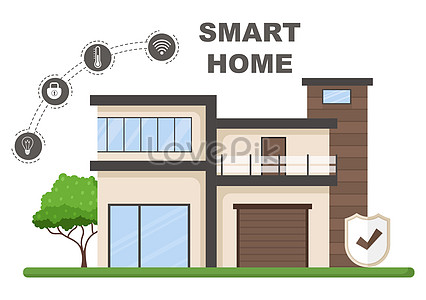 Smart home technology vector illustration image_picture free download ...