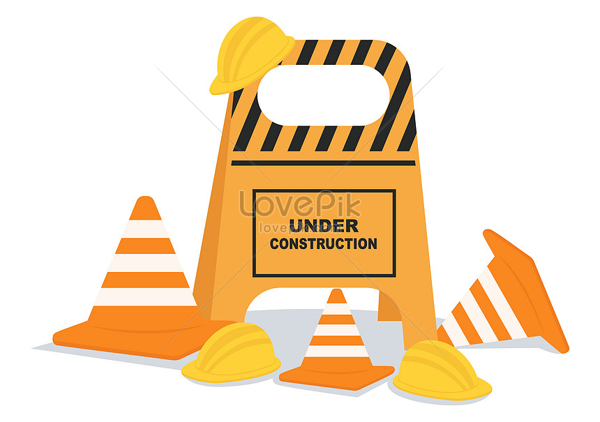 Under construction flat illustration image_picture free download ...