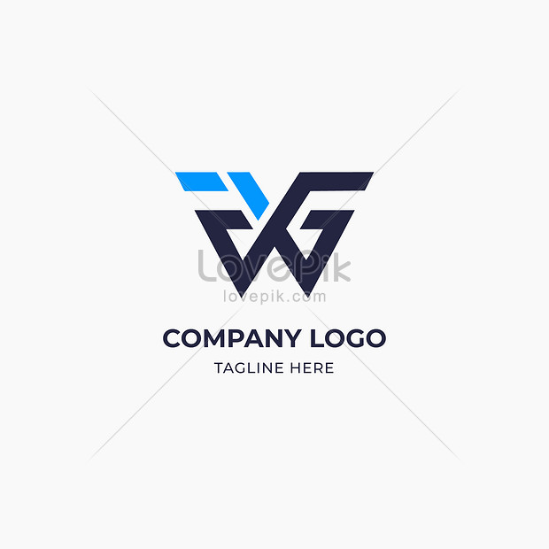 Monogram WG Logo Design Graphic by Greenlines Studios · Creative Fabrica