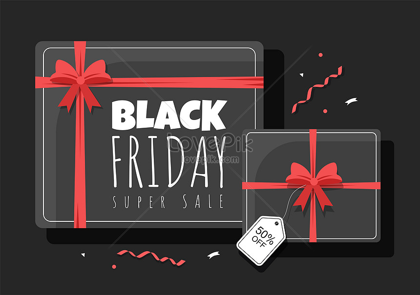 Black Friday Give Big Discount Sale Vector Illustration Image_picture ...