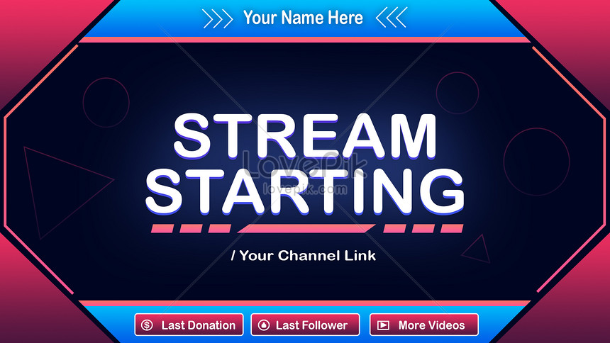 Free Twitch Stream Overlay Stream Start Background Wallpaper Download Free  | Banner Background Image on Lovepik | 450090513