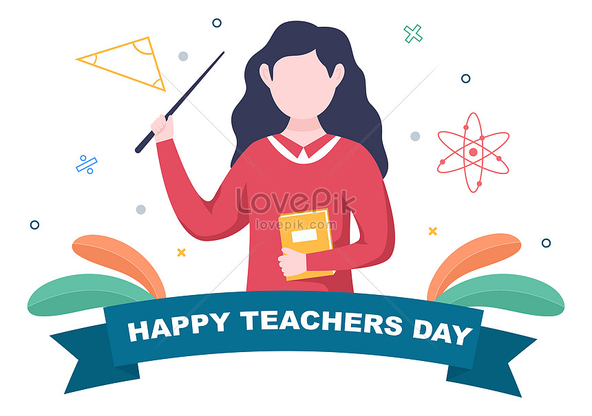 Happy teachers day background vector illustration image_picture free  download 