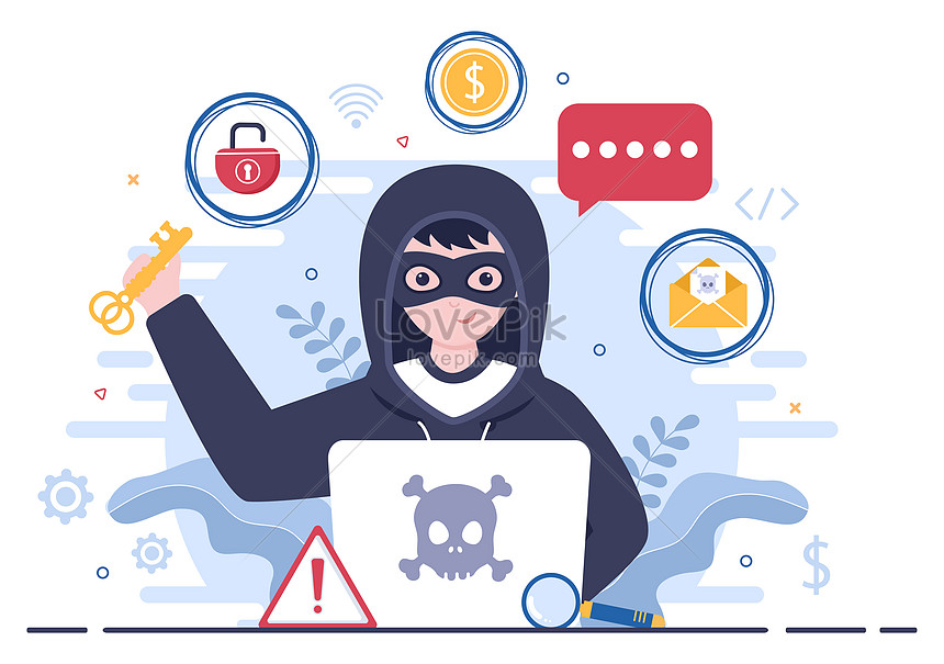 Hacker vector illustration image_picture free download 450093361 ...