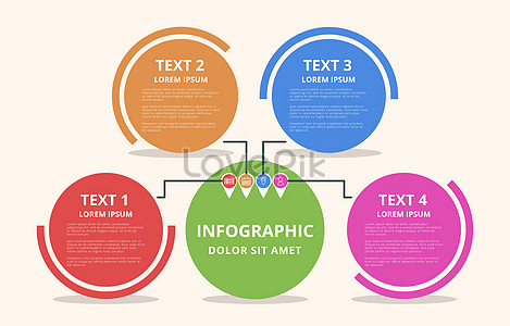 Gambar Circle Creative Diagram Business Plan Concept Infographic ...