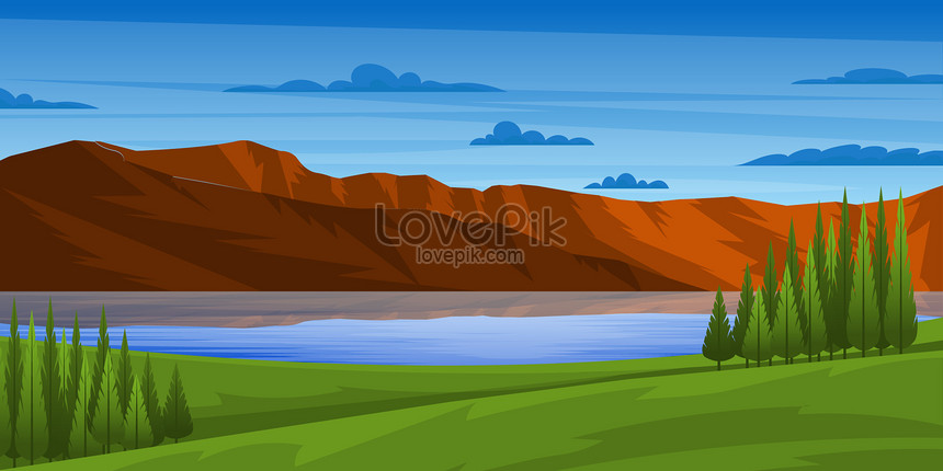 Aprovecha Esta Hermosa Vista Del Lago | PSD ilustraciones imagenes descarga  gratis - Lovepik