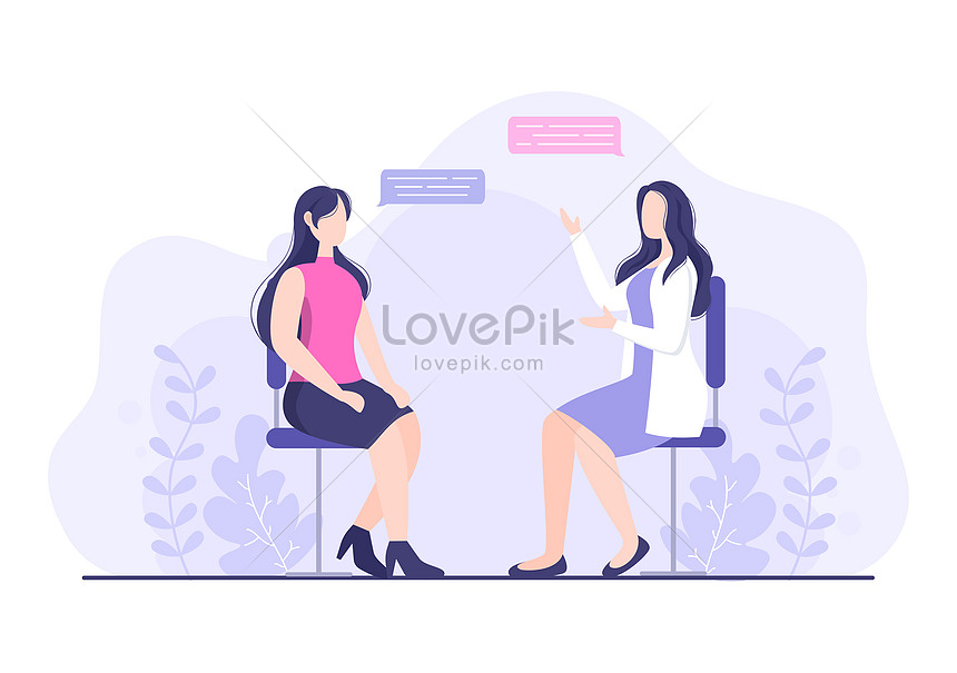 Doctor checking a patient medical treatment vector illustration image ...