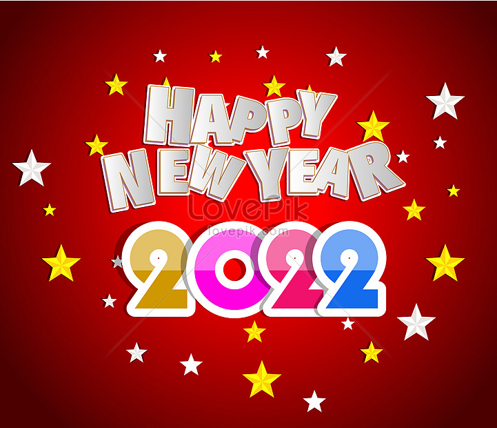 Happy new year 2022 holiday vector illustration. illustration image ...