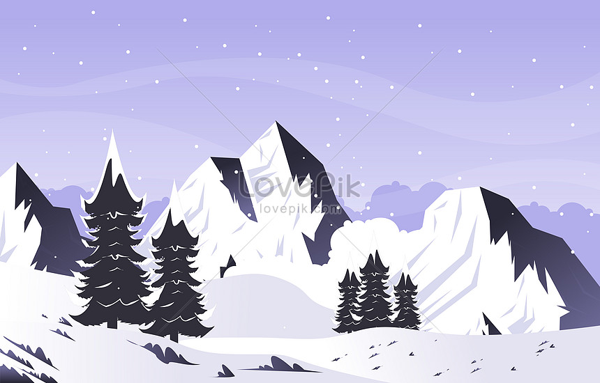 Exploración Del Paisaje Natural De Nieve Y Nieve En La Montaña Cedar Peak |  PSD ilustraciones imagenes descarga gratis - Lovepik