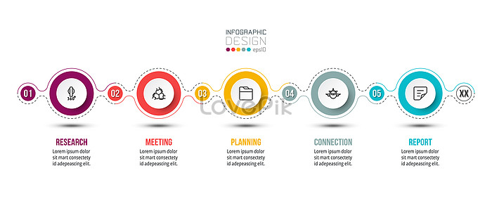 Timeline chart business infographic. illustration image_picture free ...