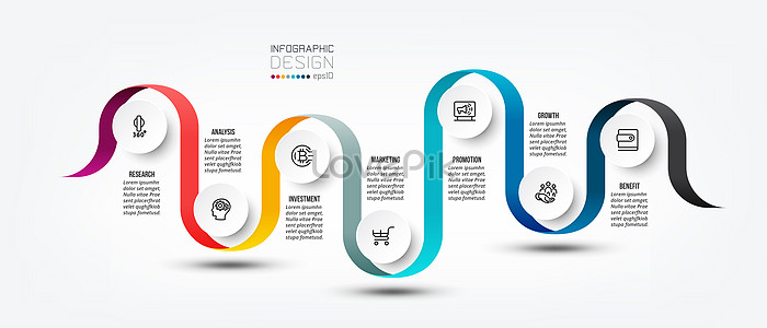 Business report timeline infographic illustration image_picture free ...