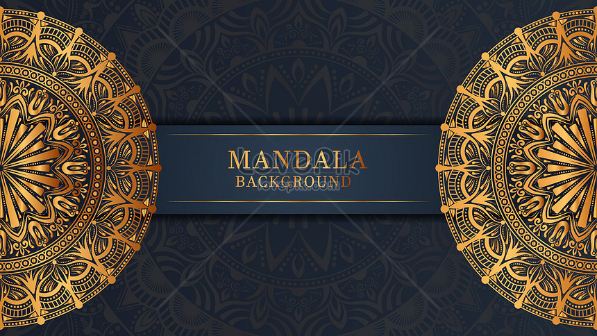 Hình Nền Nền Vàng Sang Trọng Của Hoàng Gia Mandala, HD và Nền Cờ ...