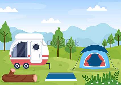 Car camping to adventure illustration illustration image_picture free ...