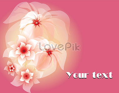 monotonous clipart of flowers