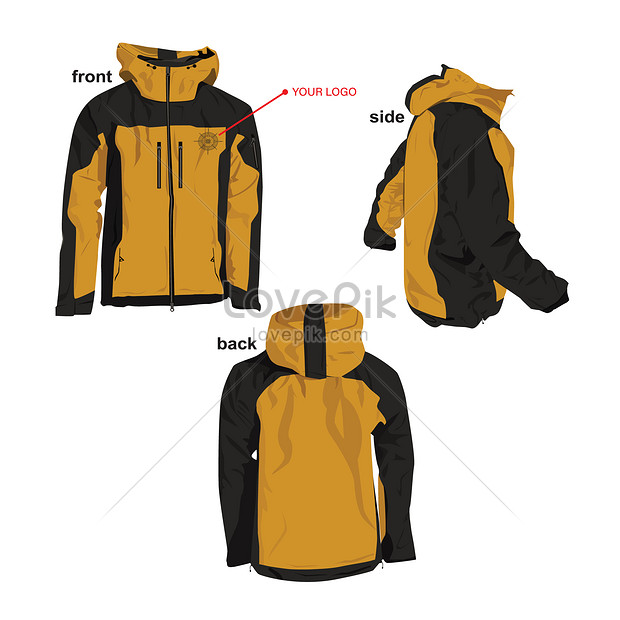 Gambar Vektor Desain Mockup Jaket Gunung Terbaik Unduh Gratis di Lovepik