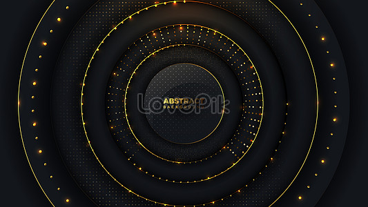 Glow Gold Infinity Symbol Or Circles With Sparkles Download Free ...